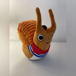 MerryMakers ESCARGOT SNAIL 7" Book Doll Plush Dashka Slater 2020 Stuffed Animal